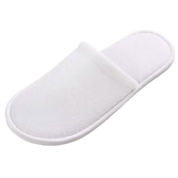20-Pairs: Spa Hotel Guest Soft Slippers Closed Toe Disposable Travel Slipper
