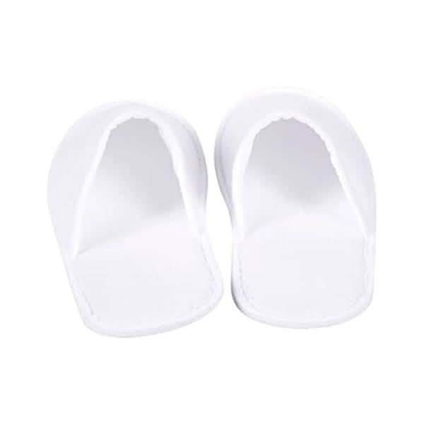 20-Pairs: Spa Hotel Guest Soft Slippers Closed Toe Disposable Travel Slipper