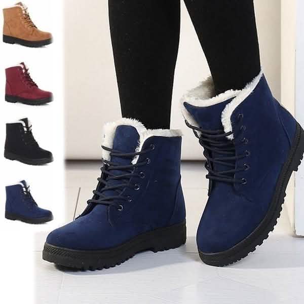 Winter Outdoor Flat Short Boots