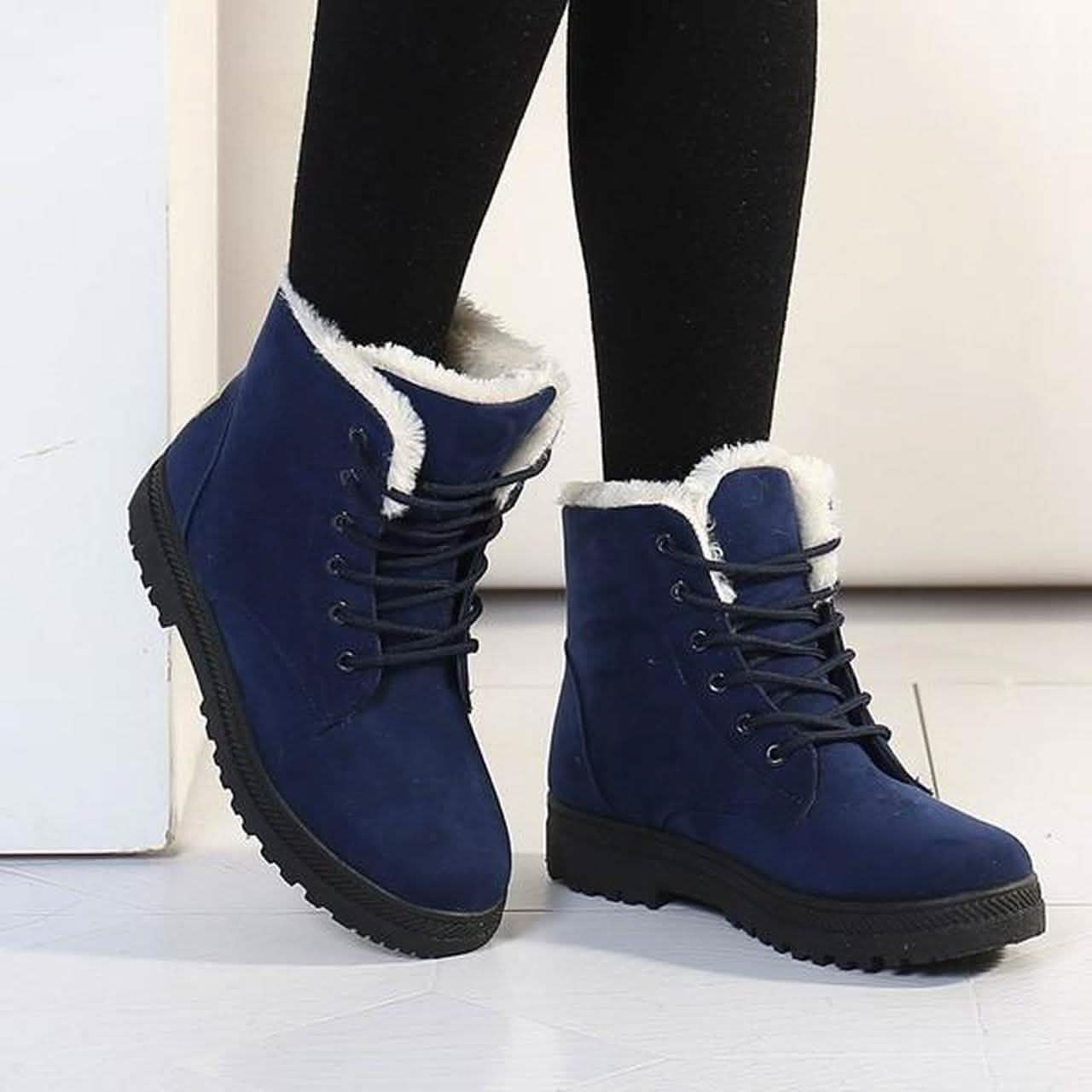 Winter Outdoor Flat Short Boots