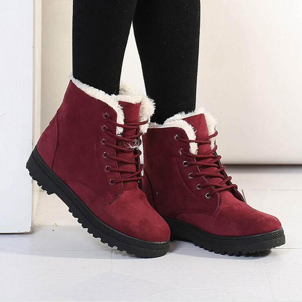 Winter Outdoor Flat Short Boots
