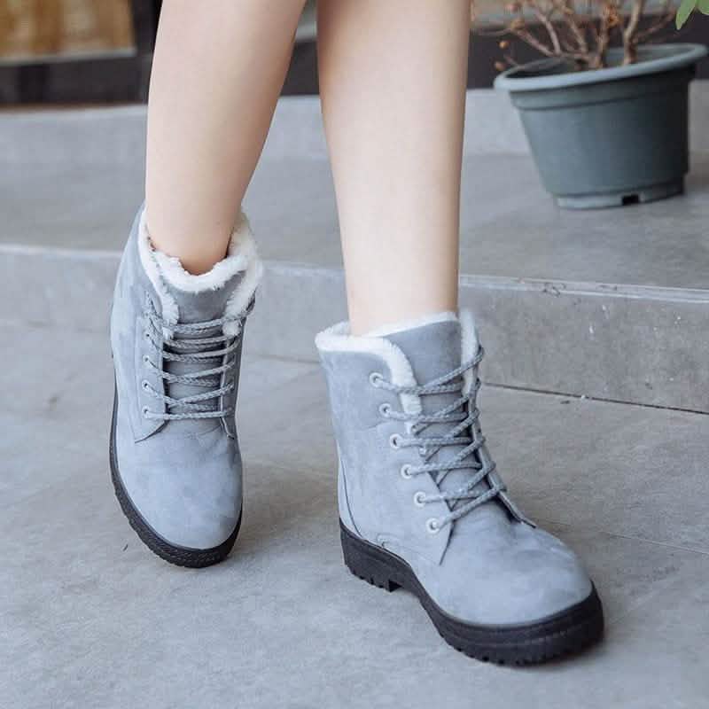Winter Outdoor Flat Short Boots