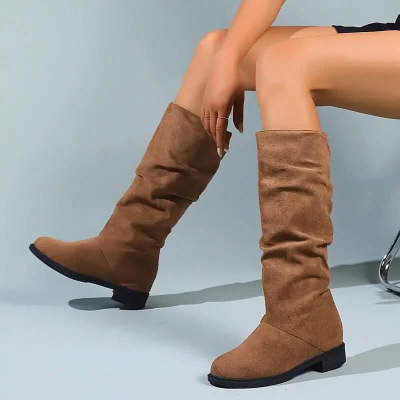 Women's Slouchy Mid Calf Boots