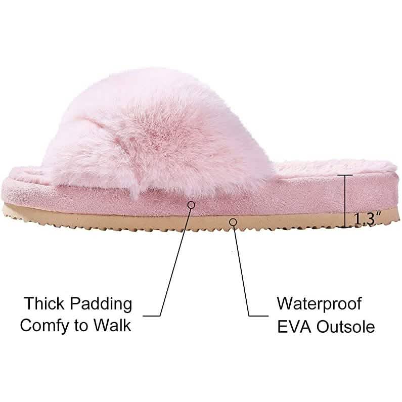 Women's Soft Plush Lightweight House Slippers