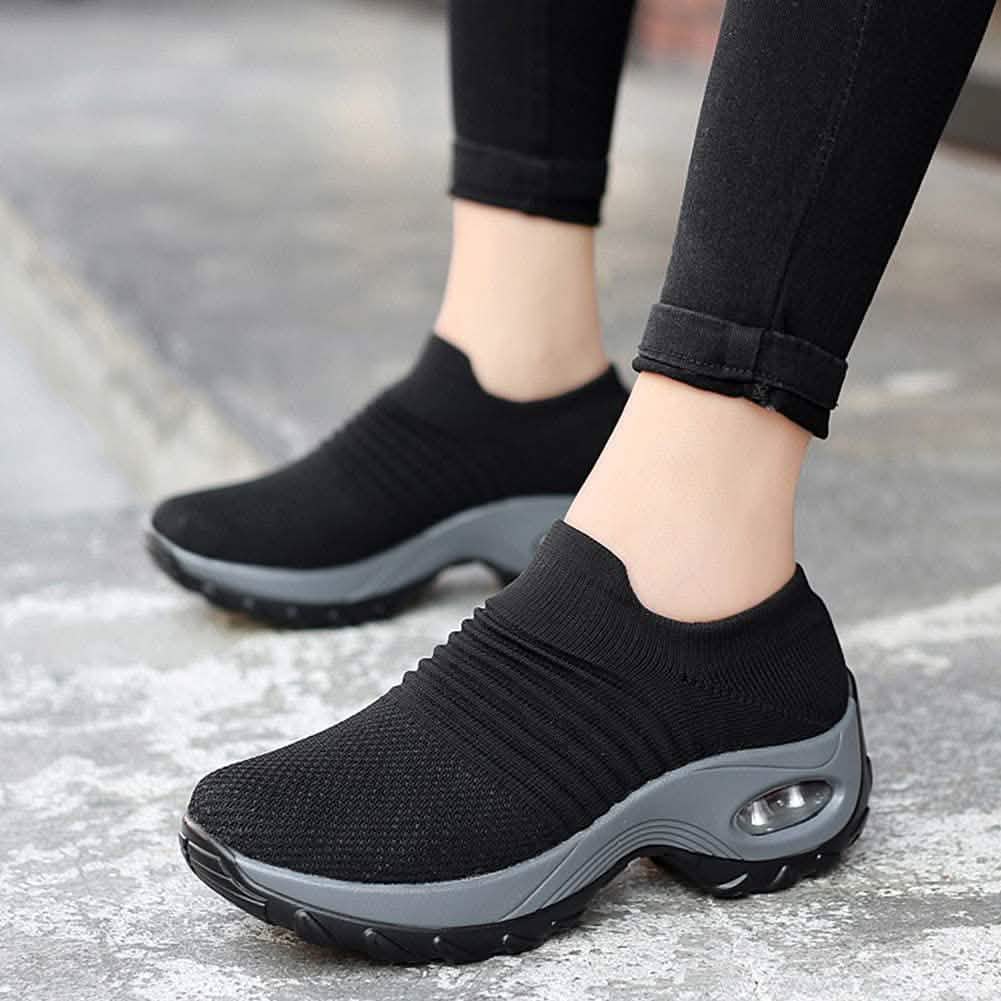Women's Walking Shoes Sock Sneakers